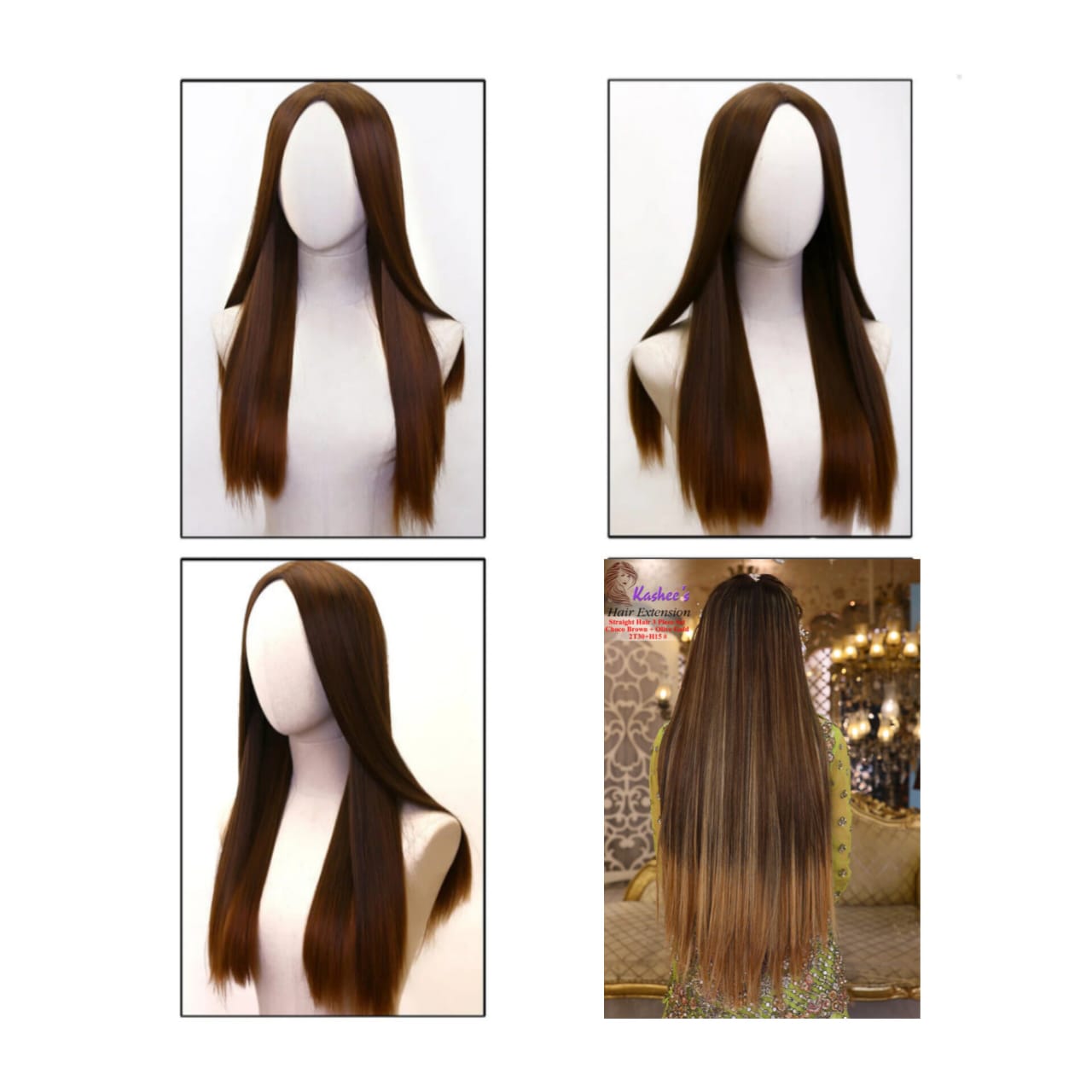 Kashee’s Synthetic Straight Hair Extensions 24 to 26 Inch